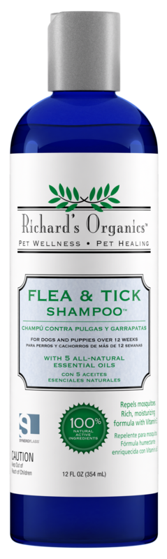 RICHARDS ORGANICS NATURAL FLEA/TICK SHAMPOO