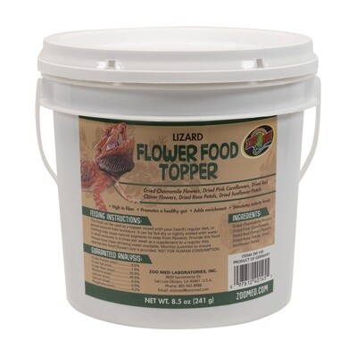 ZM 8.5 OZ LIZARD FLOWER TOPPER