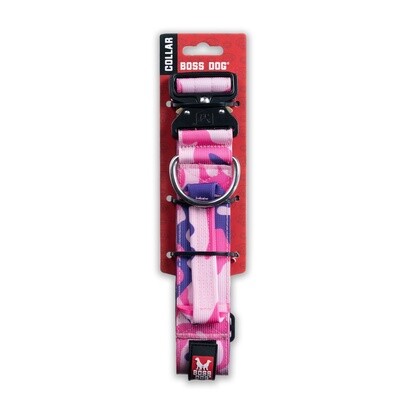 BD CAMO COLLAR PINK MD 1.5&quot;