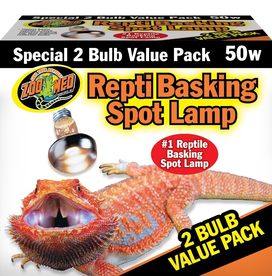 ZM BASKING SPOT LAMP 50 W 2PK