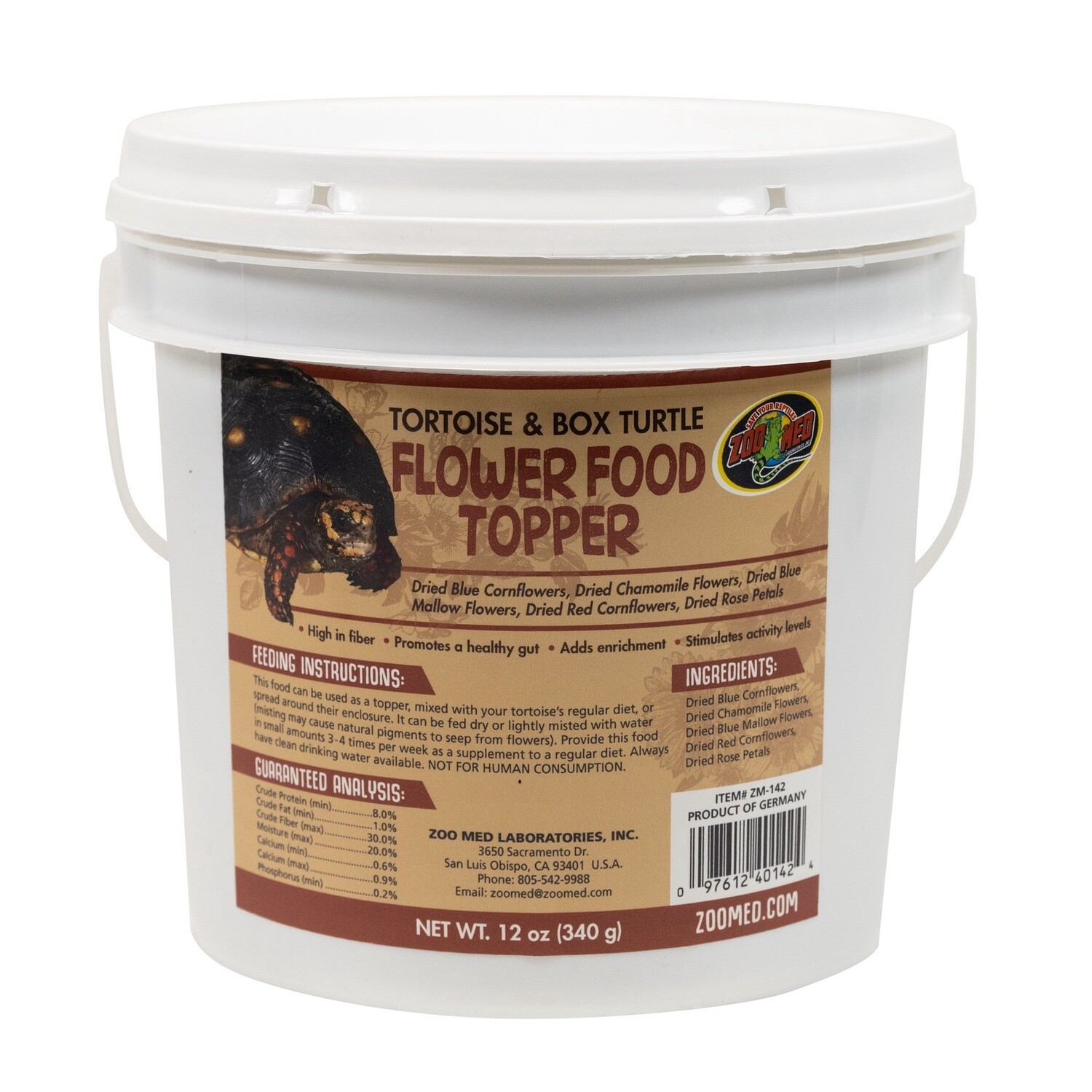 ZM 8.5 OZ TORT FLOWER TOPPER