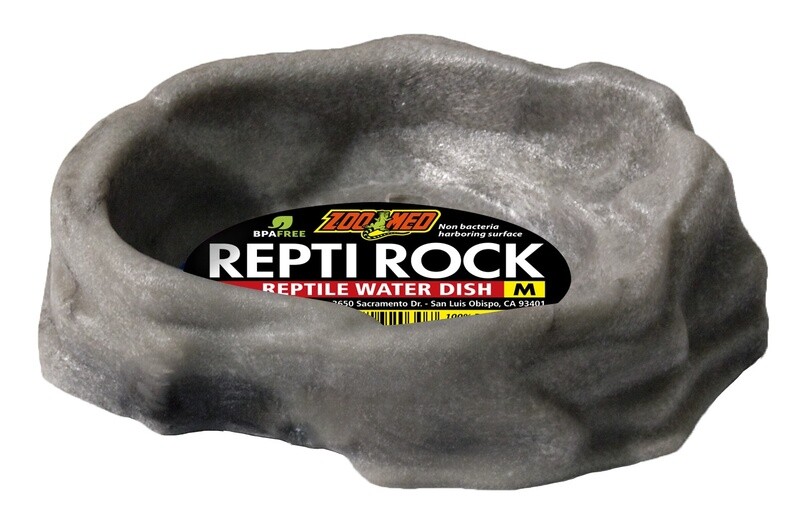 ZOO MED REPTI ROCK WATER DISH MD