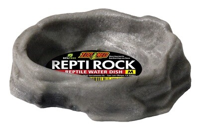 ZOO MED REPTI ROCK WATER DISH MD
