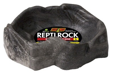 ZM REPTI ROCK WATER DISH LG