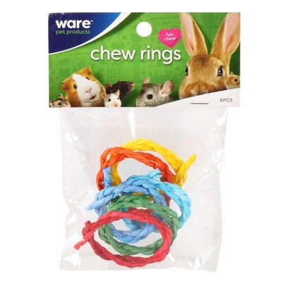 WARE 6 PC CHEW RINGS