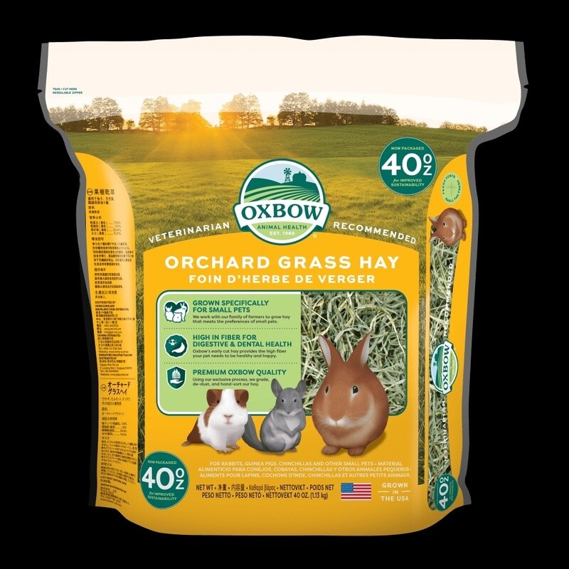 OXBOW ORCHARD GRASS 40 OZ