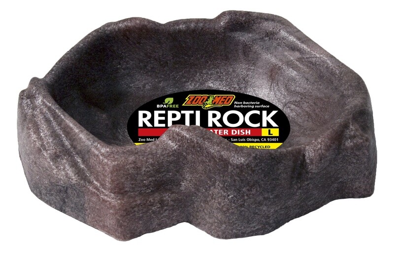 ZOO MED REPTI ROCK WATER DISH LG