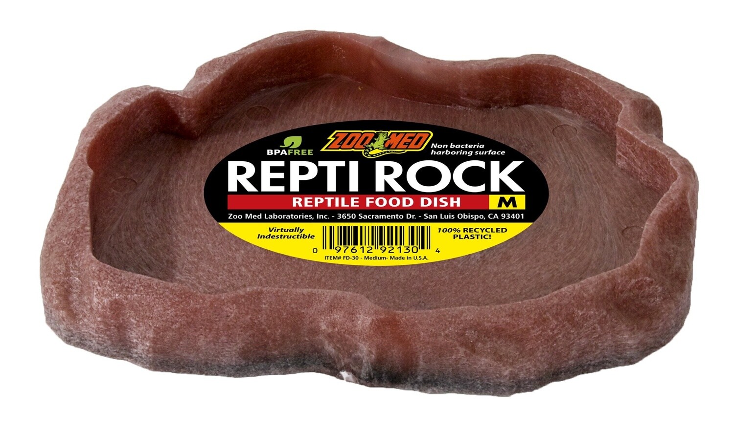 ZM REPTI ROCK FLAT DISH MD