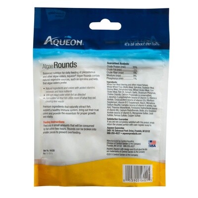 AQ ALGAE ROUNDS 3 OZ