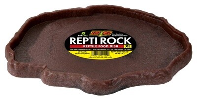 ZOO MED REPTI ROCK FLAT DISH XLG