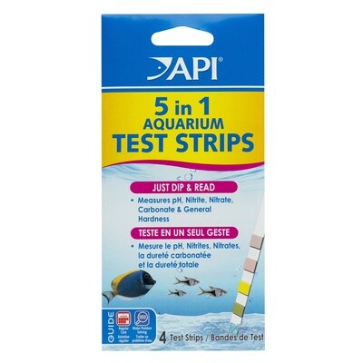 API 5 IN 1 TEST STRIPS 4CT