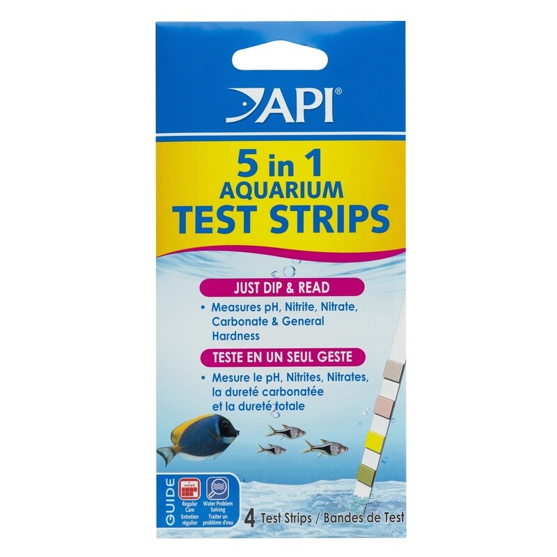 API 5 IN 1 TEST STRIPS 4CT