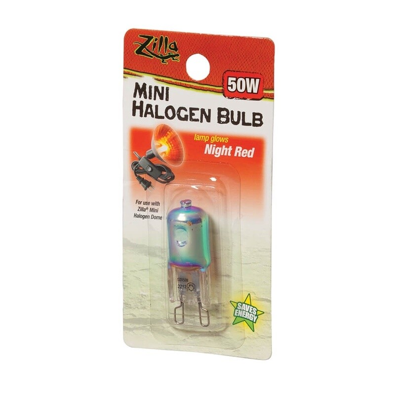 ZILLA MINI HALOGEN 50W RED