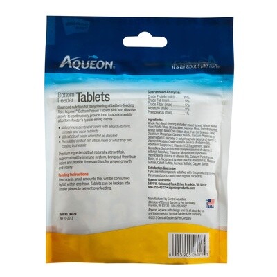 AQ BOTTOM FEEDER TABS 3 OZ