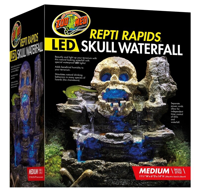 ZM LED WATERFALL SKULL  MD