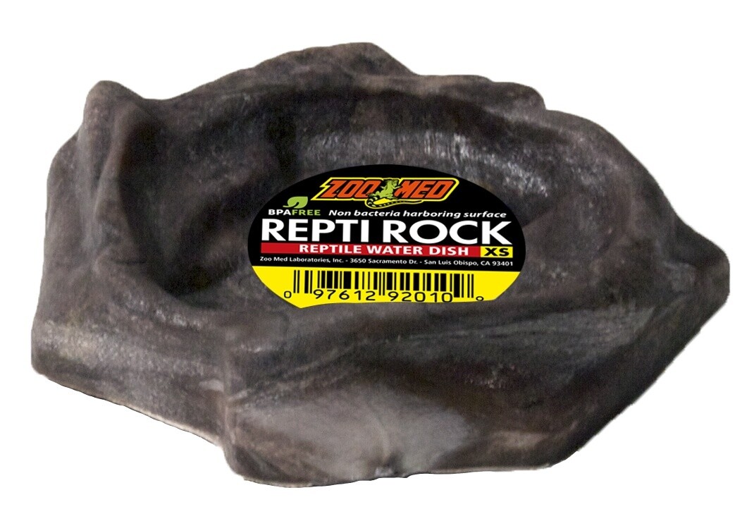 ZM REPTI ROCK WATER DISH XSM
