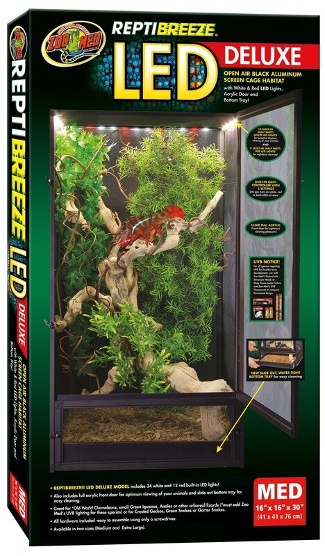 ZM REPTIBREEZE LED 16X16X30