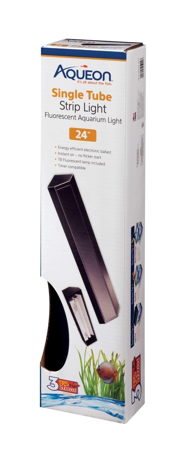 AQ STRIP LIGHT BLK FLO 24&quot;