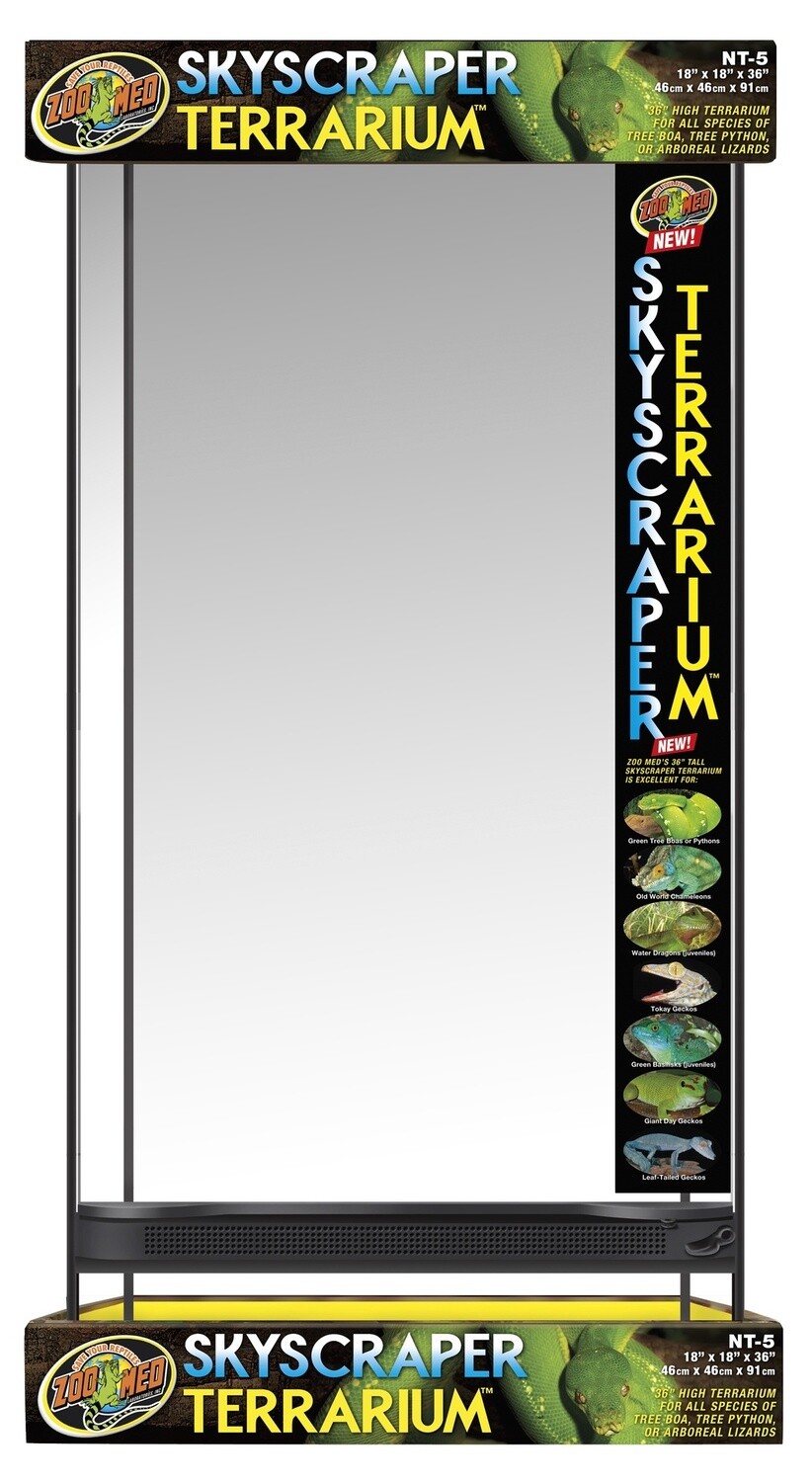 ZM GLASS TERR 18x18x36 SKYSCRA