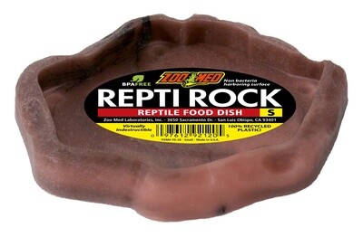 ZM REPTI ROCK FLAT DISH SM