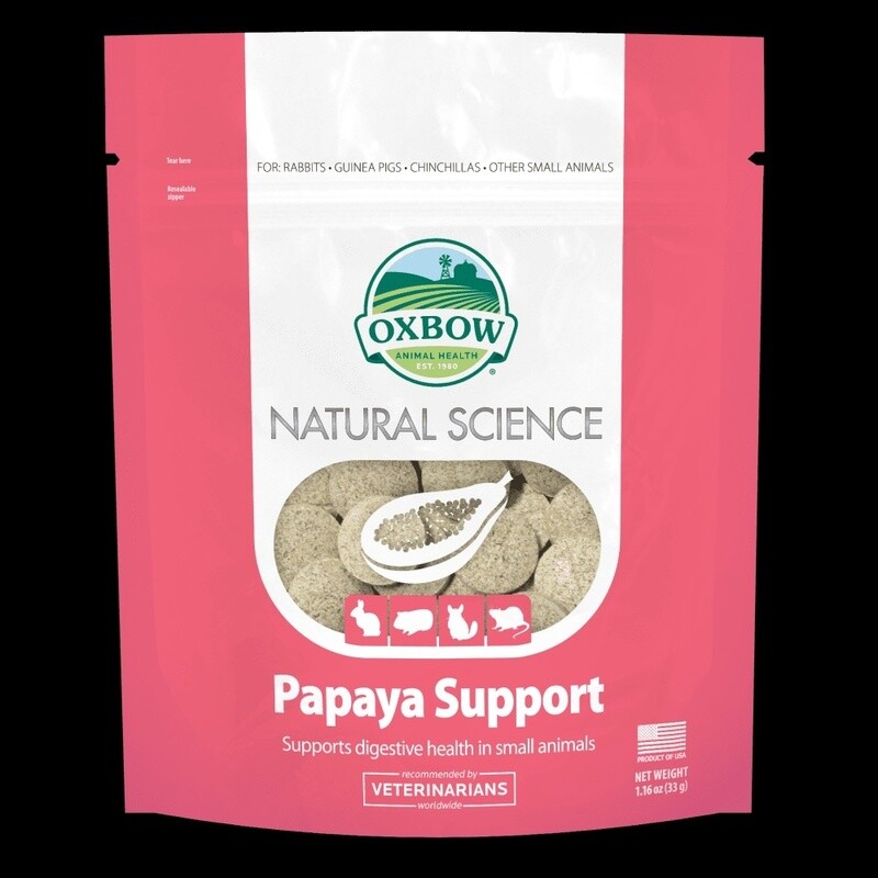 OXBOW PAPAYA SUPPORT 60 CT