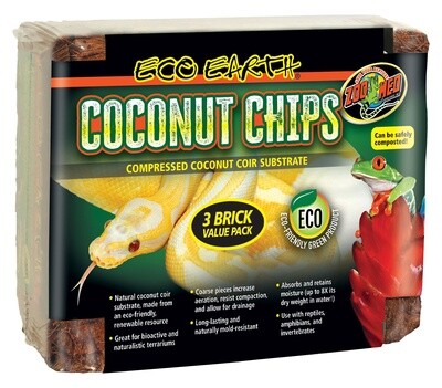 ZM ECO EARTH COCO CHIPS BRICK 3PK