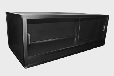 VE 4X2X18&quot; SLIDING DOOR CAGE BLACK