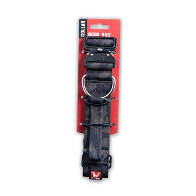 BD CAMO COLLAR BLACK MD 1.5"