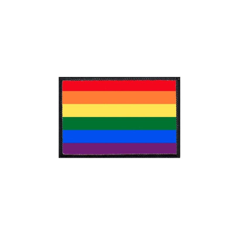 BD COLLAR PATCH RAINBOW