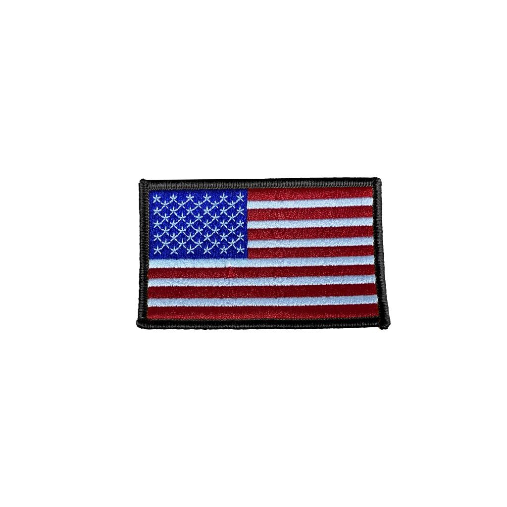BD HARNESS PATCH USA FLAG LG