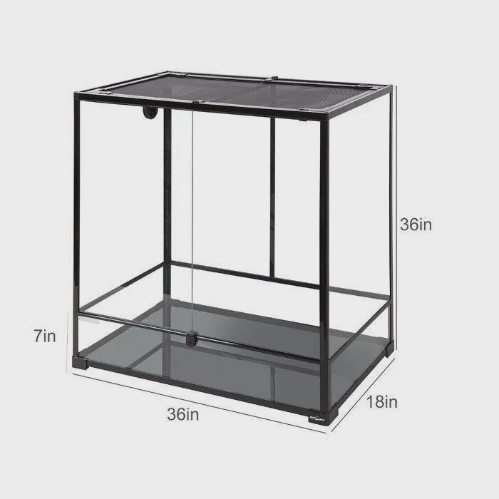 PWB GLASS 36x18x36 RK0125N