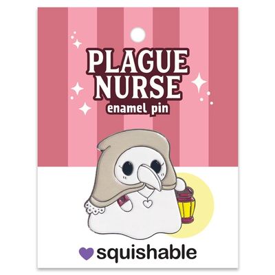 SQUISHABLE ENAMEL PIN PLAGUE NURSE