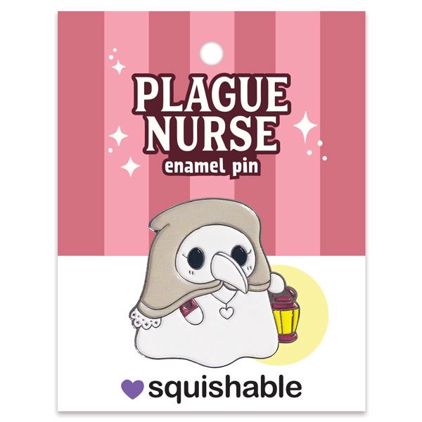 SQUISHABLE ENAMEL PIN PLAGUE NURSE