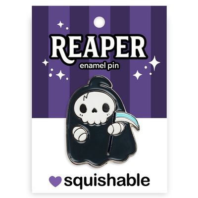 SQUISHABLE ENAMEL PIN REAPER