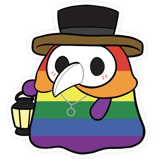 SQUISHABLE STICKER PRIDE PLAGUE DOCTOR