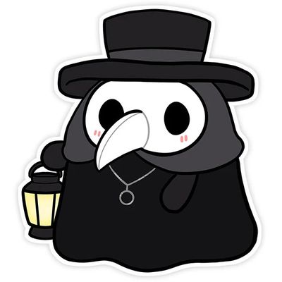 SQUISHABLE STICKER PLAGUE DOCTOR