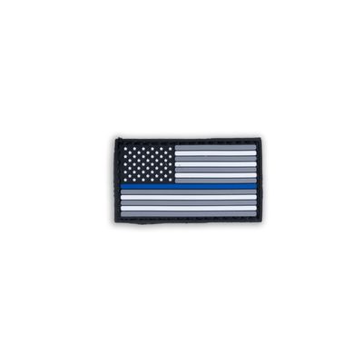 BD COLLAR PATCH THIN BLUE LINE FLAG