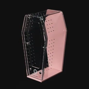 TC COFFIN CRIB MEDIUM PASTEL PINK