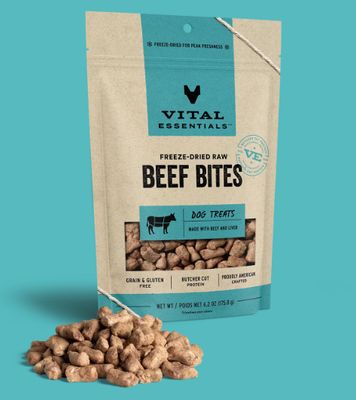 VE DOG FD BEEF NIBS 6.2 OZ