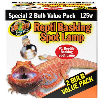 ZM BASKING SPOT LAMP 125 W 2PK
