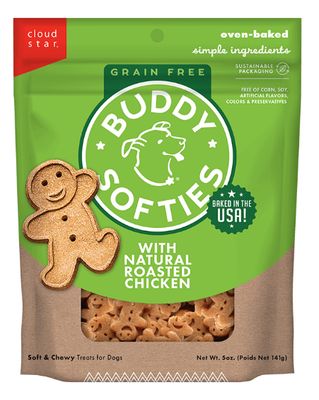 BUDDY BISCUITS CHEWY ROASTED CHICKEN 6 OZ