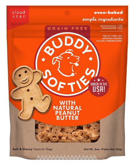 BUDDY BISCUITS CHEWY PEANUT BUTTER 6 OZ