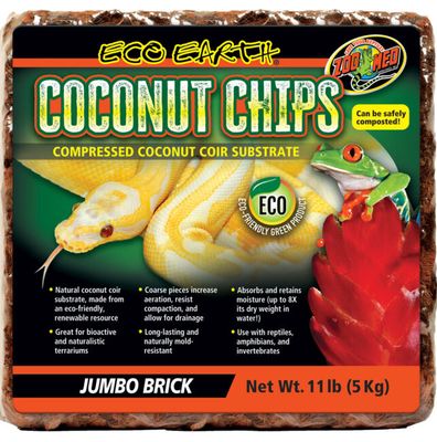 ZM ECO EARTH COCO CHIPS JUMBO BRICK