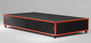 VE 4X2 BASE WITH CASTERS RED