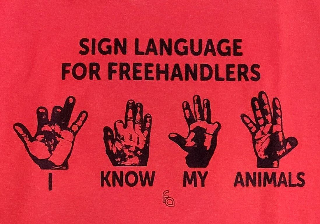 FUL T-SHIRT SIGN LANGUAGE FREEHANDLERS XXXL, Colour: RED