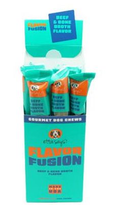 FLAVOR FUSION CHEW BEEF AND BONE BROTH