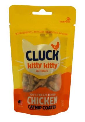 CLUCK KITTY KITTY FD CHCKN W CATNIP COATING