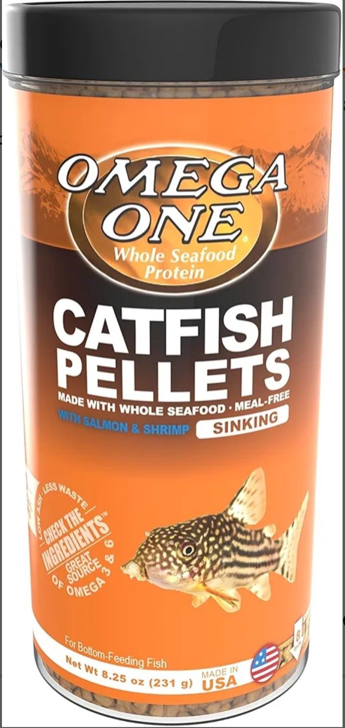 OMEGA CATFISH PELLETS 8 OZ