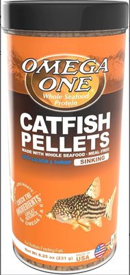 OMEGA CATFISH PELLETS 8 OZ