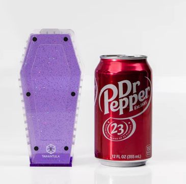TC COFFIN CRIB MINI GLITTER PURPLE